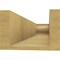 Ekena Millwork 6in. W x 4in. H x 24in. L Carmel Woodgrain TimberThane Rafter Tail, Primed Tan RFTUR06X04X24CARRCPR - alternate 5